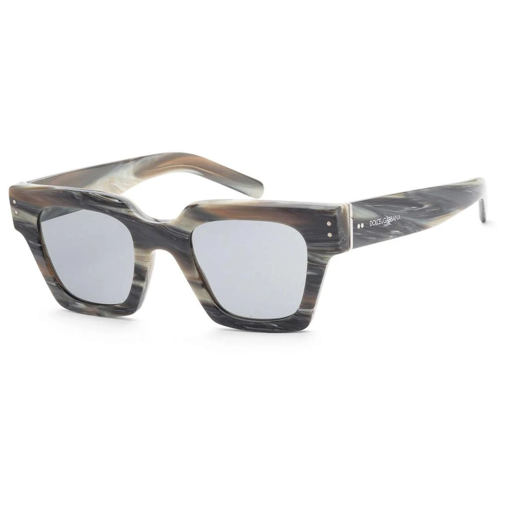 商品Dolce & Gabbana|Dolce & Gabbana Men's Grey Square Sunglasses,价格¥608,第1张图片