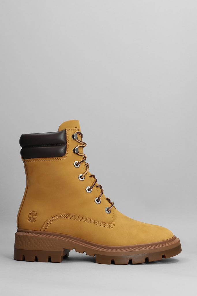 Timberland Cortina Valley 6 Combat Boots In Beige Nubuck商品第1张图片规格展示