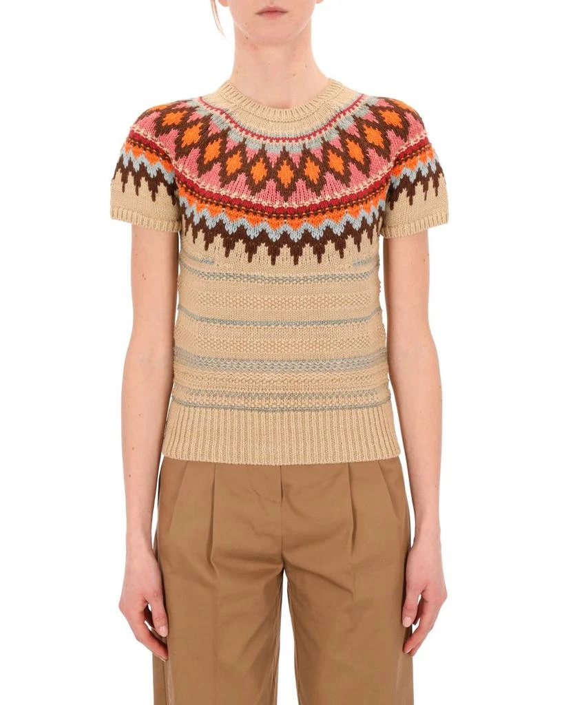 商品Ralph Lauren|Ralph L AU Ren Women&#39;s  Beige Cotton Sweater,价格¥2485,第2张图片详细描述