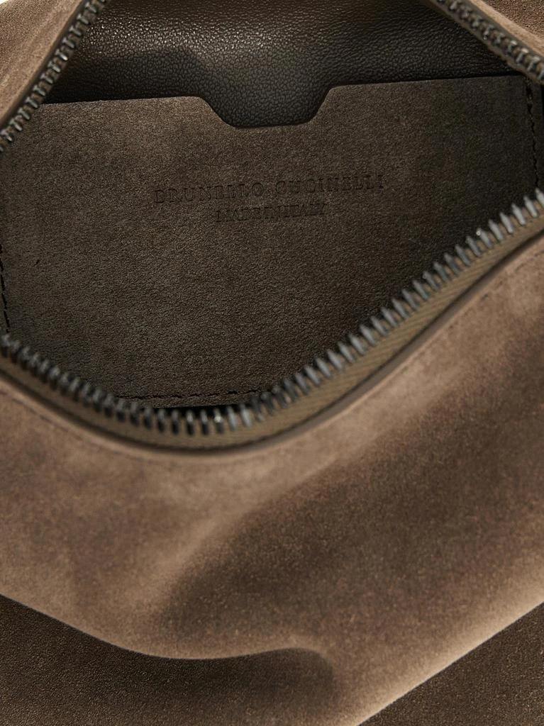 商品Brunello Cucinelli|Shoulder Bc Duo Shoulder Bags Brown,价格¥11358,第4张图片详细描述