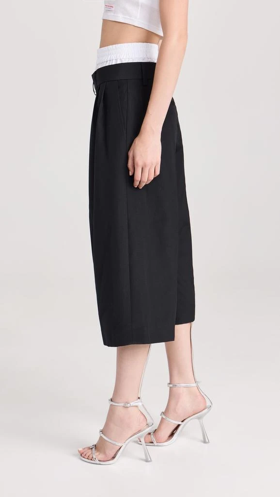 商品Alexander Wang|Tailored Culottes with Exposed Boxer,价格¥1473,第3张图片详细描述