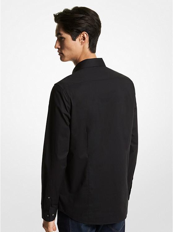 商品Michael Kors|Slim-Fit Stretch-Cotton Shirt,价格¥670,第4张图片详细描述