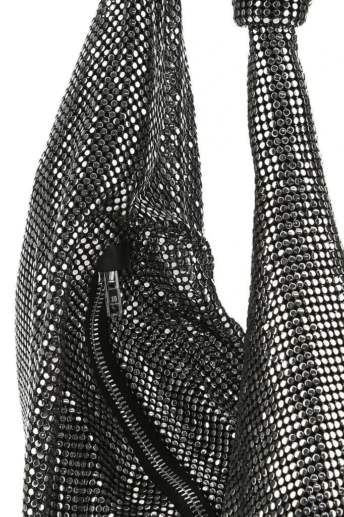 商品Alexander Wang|Metal mail mini Scarf shoulder bag Silver Alexander Wang Donna,价格¥3813,第4张图片详细描述