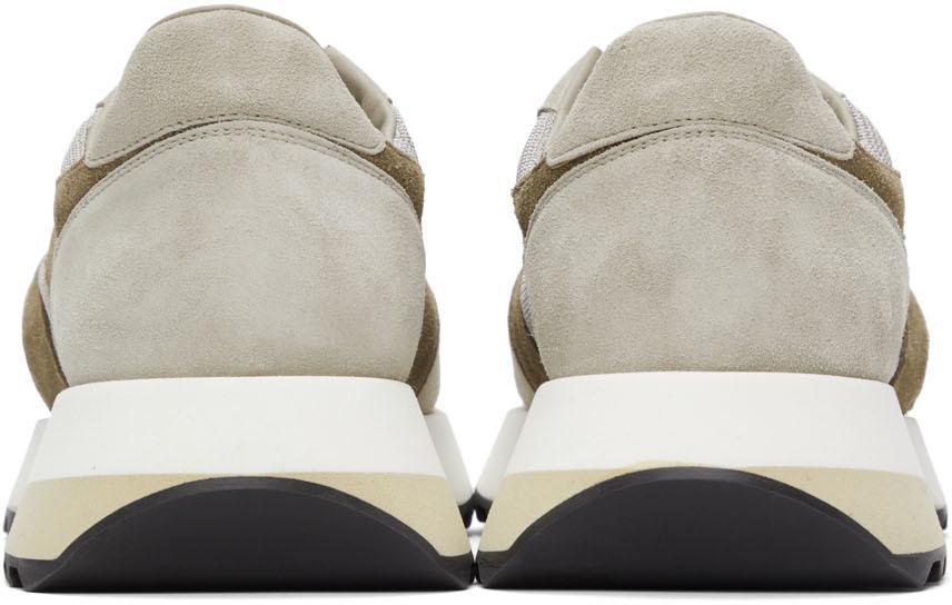 商品Fear of god|Grey & Khaki Vintage Runner Sneakers,价格¥4570,第6张图片详细描述
