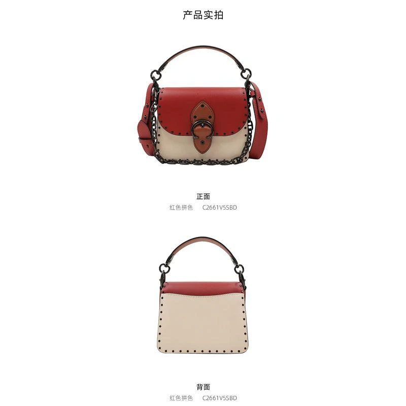 商品Coach|美国直邮COACH蔻驰专柜款BEAT迷你女士PVC印花单肩手提包4603,价格¥5132,第9张图片详细描述