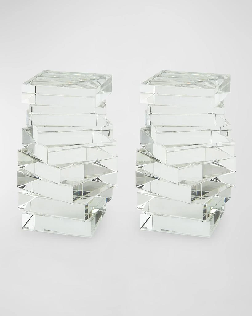 商品Tizo|Crystal Twisted Bookend Pair,价格¥2146,第1张图片
