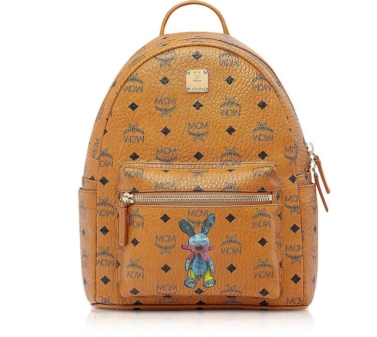 商品MCM|MCM Cognac Rabbit Small Backpack,价格¥6875,第1张图片