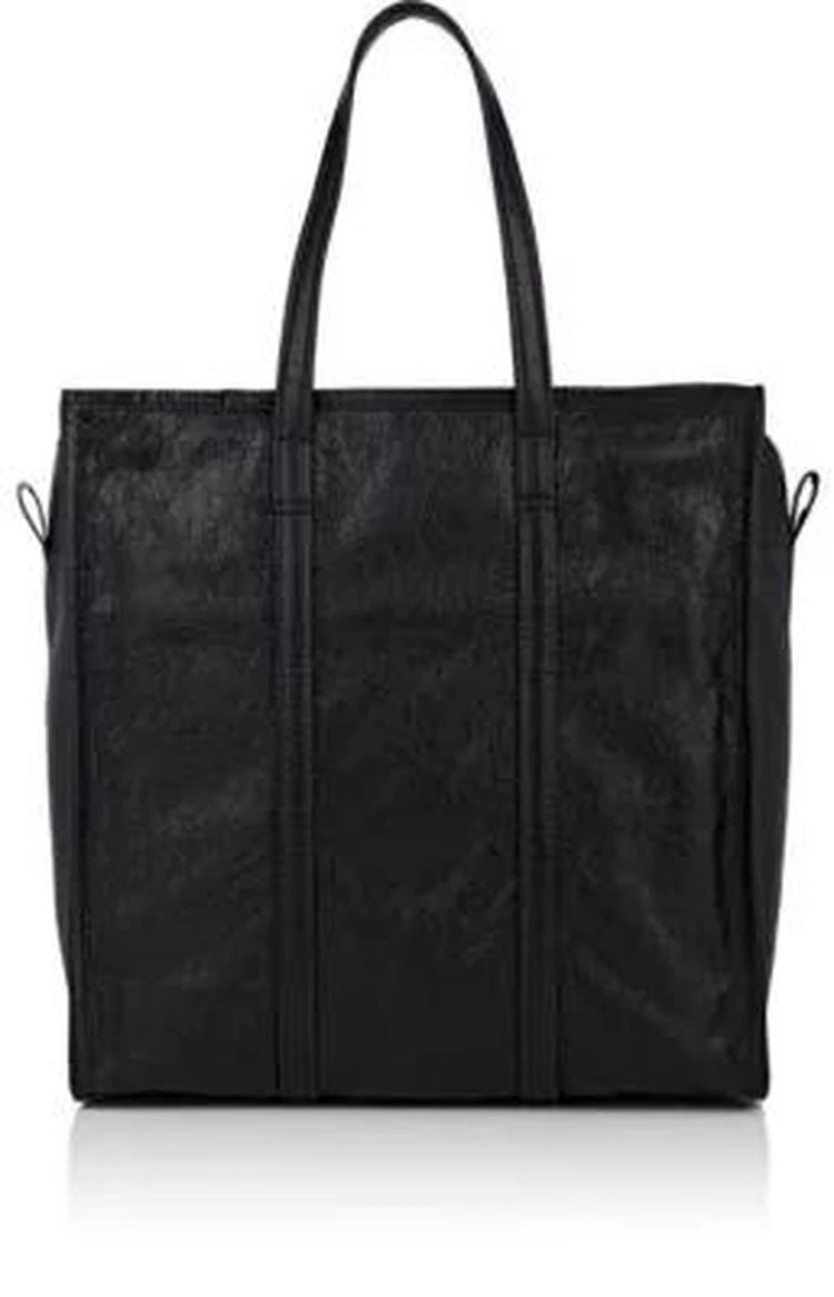 商品Balenciaga|Arena Leather Bazar Medium Shopper Tote Bag,价格¥11539,第4张图片详细描述