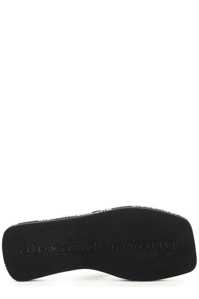 商品Alexander Wang|Alexander Wang Logo Printed Flip Flops,价格¥927,第3张图片详细描述