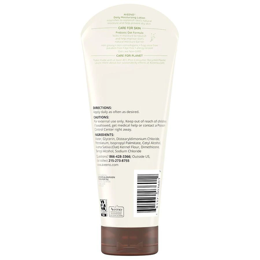 商品Aveeno|Daily Moisturizing Lotion with Oat for Dry Skin Fragrance Free,价格¥63,第3张图片详细描述
