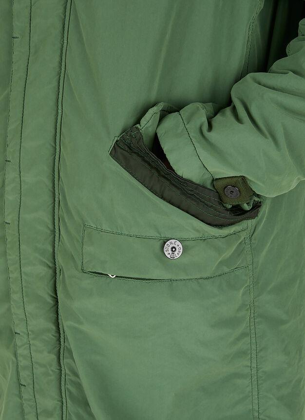 Fish Tail Parka Coat in Green商品第7张图片规格展示