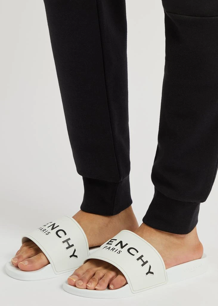 商品Givenchy|White logo rubber sliders,价格¥1376,第5张图片详细描述