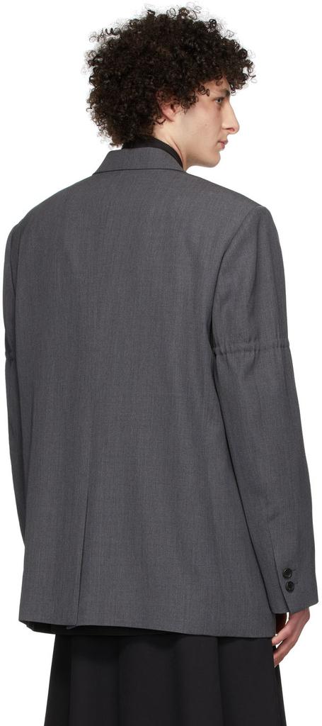 Grey Wool Blazer商品第3张图片规格展示
