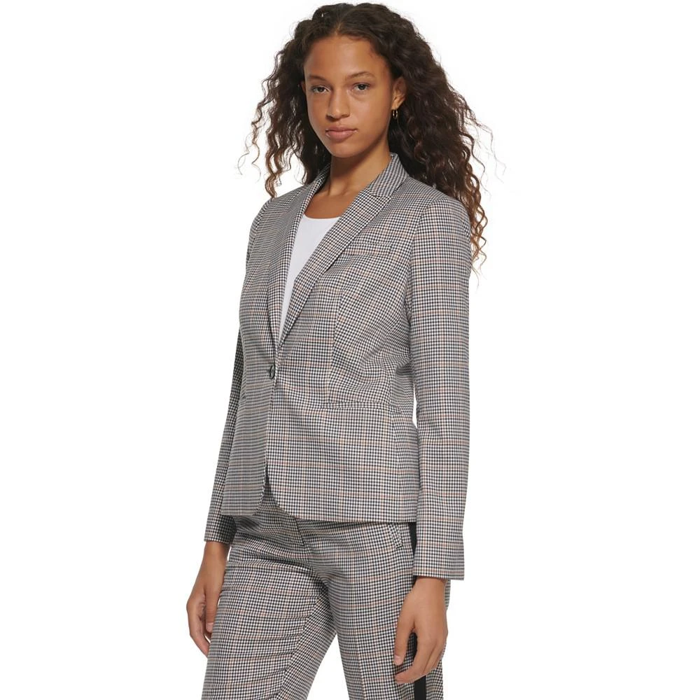 商品Tommy Hilfiger|Women's One-Button Plaid Blazer,价格¥359,第3张图片详细描述