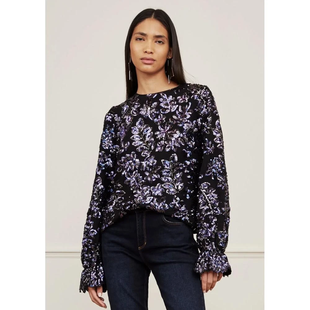 商品Fabienne Chapot|FABIENNE CHAPOT Sassy Sequin Top - Blue Magic,价格¥1750,第1张图片