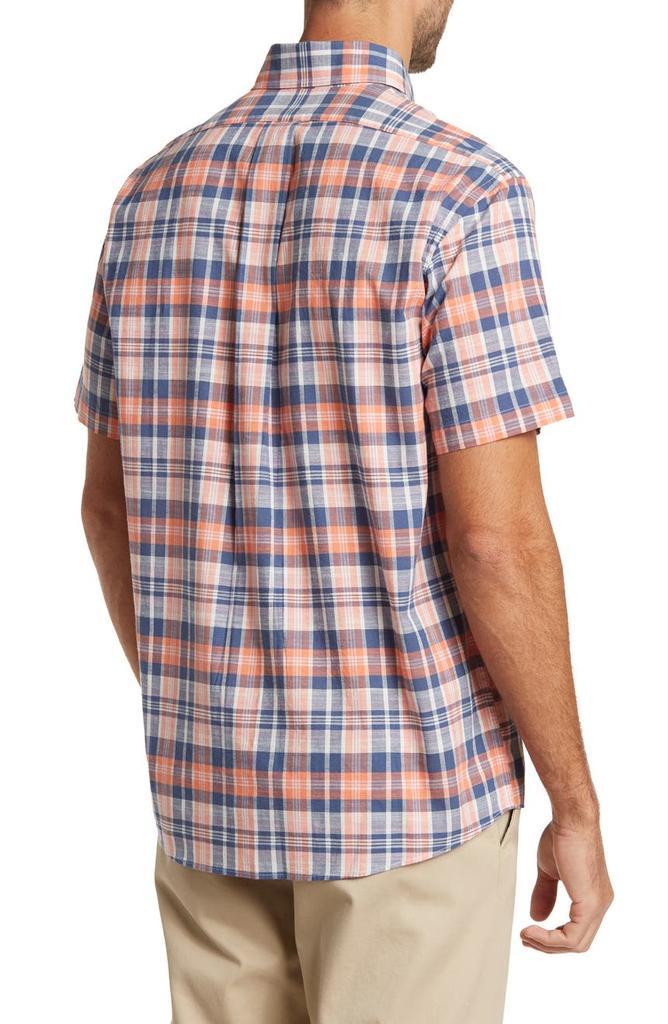商品Brooks Brothers|Madras Short Sleeve Regent Fit Shirt,价格¥370,第4张图片详细描述