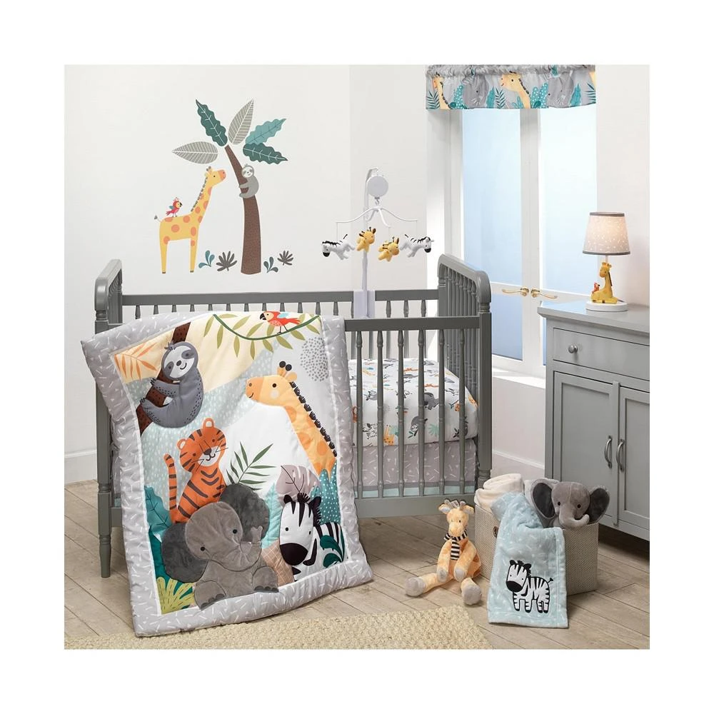 商品Bedtime Originals|Mighty Jungle Animals Wall Decals - Giraffe/Sloth/Tree,价格¥123,第3张图片详细描述
