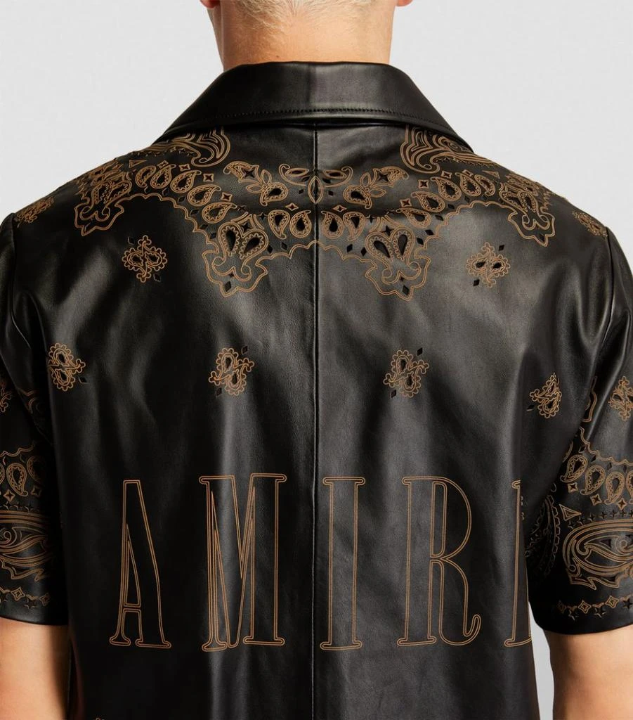 Leather Bandana Print Shirt 商品