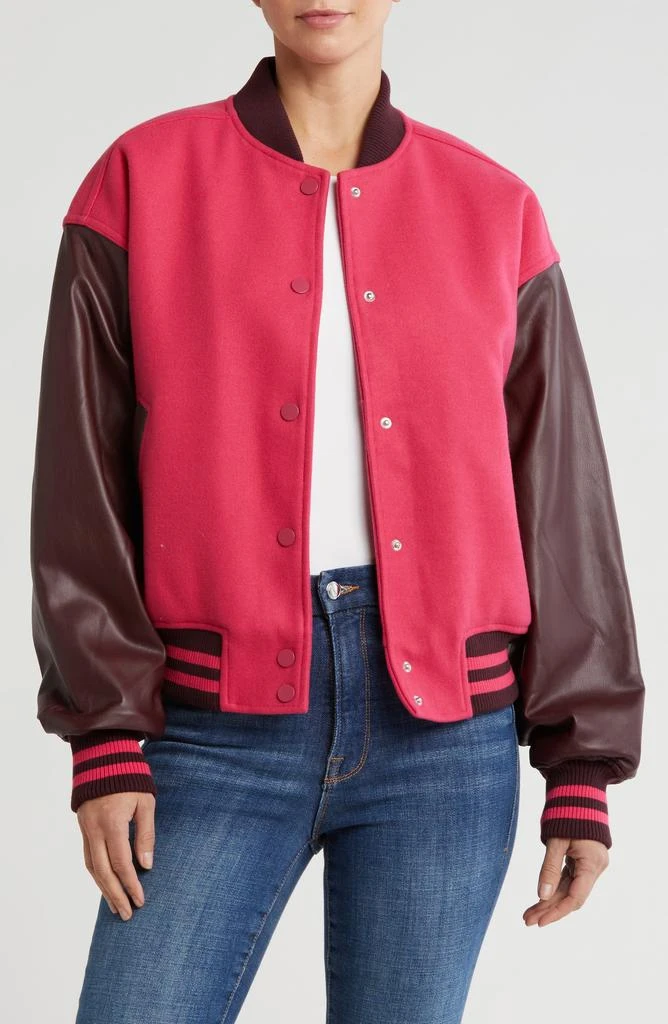 商品Good American|Varsity Bomber Jacket,价格¥197,第1张图片