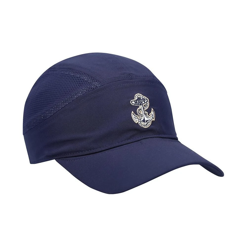 商品Under Armour|Men's Navy Midshipmen 2021 Sideline Dash Run Performance Adjustable Hat,价格¥297,第4张图片详细描述