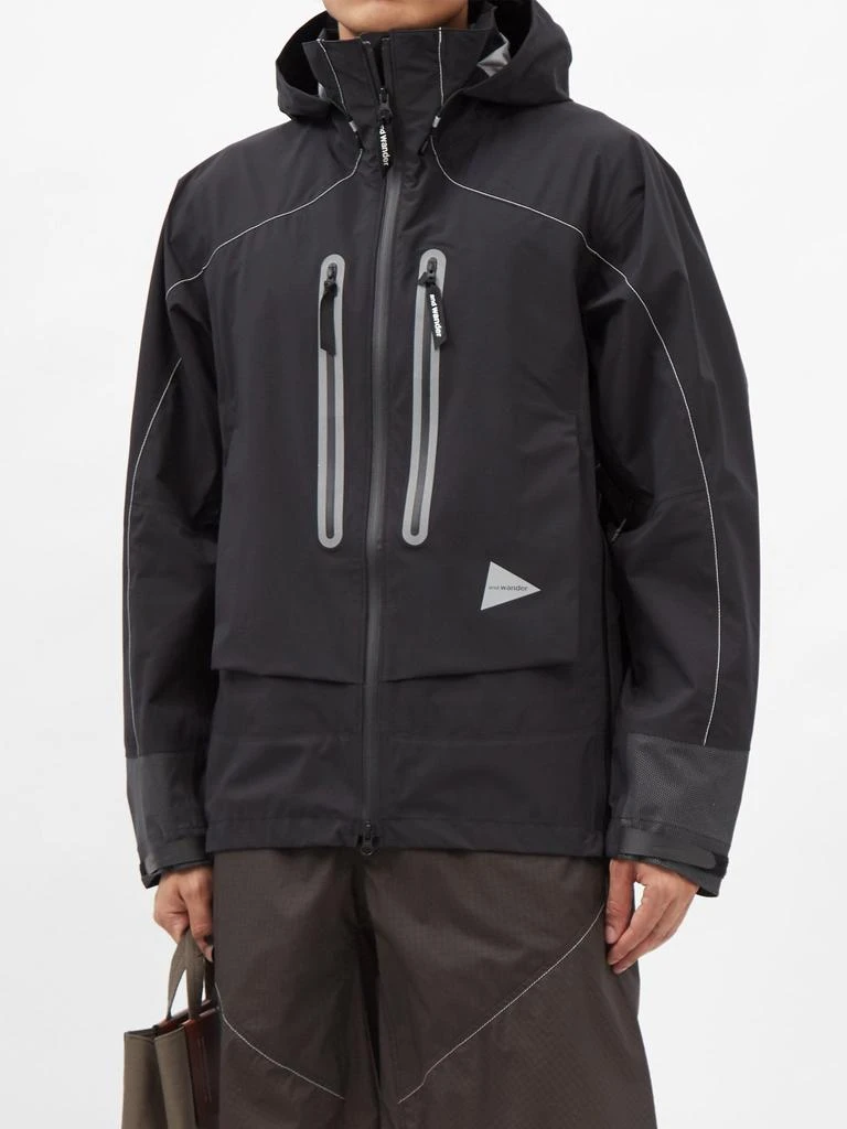 Pertex Shield technical-shell hooded rain jacket 商品