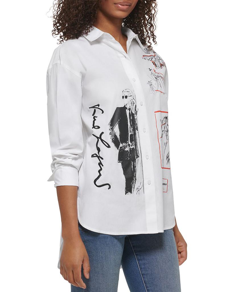 Poplin Button Up Shirt商品第8张图片规格展示