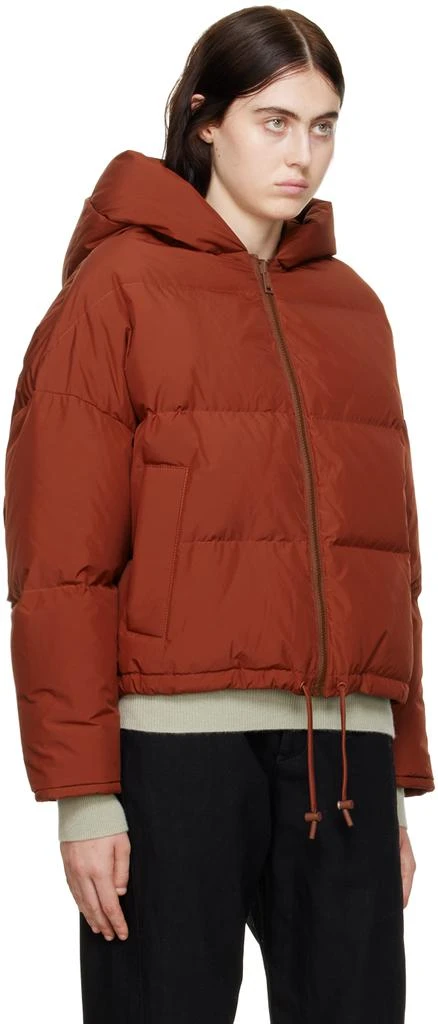 商品Yves Salomon|Red Quilted Down Jacket,价格¥2351,第2张图片详细描述