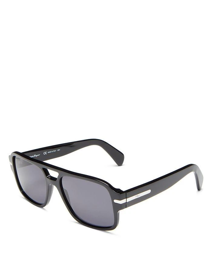 商品Salvatore Ferragamo|Brow Bar Square Sunglasses, 58mm,价格¥1482,第3张图片详细描述