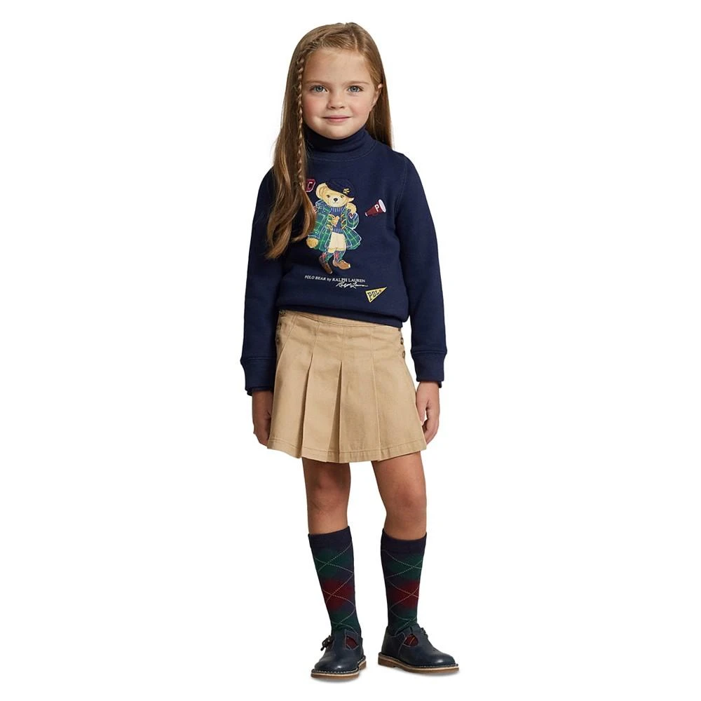 商品Ralph Lauren|Toddler and Little Girls Polo Bear Fleece Sweatshirt,价格¥367,第4张图片详细描述