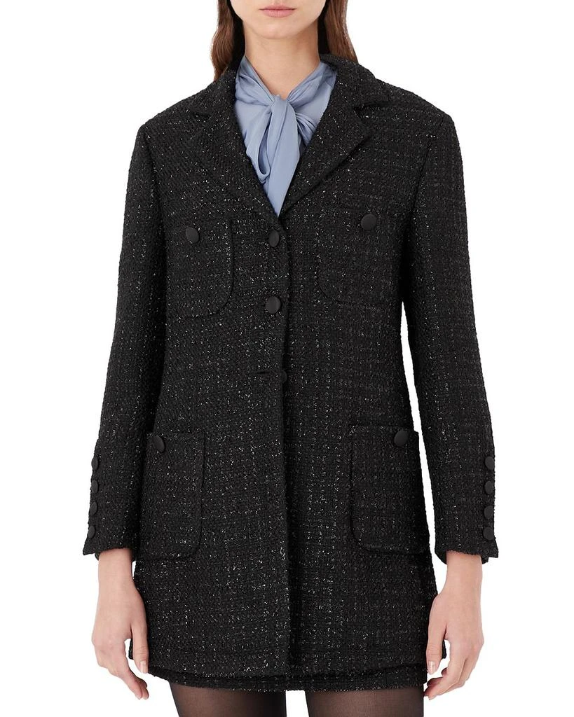 商品Emporio Armani|Tweed Jacket,价格¥3554,第1张图片