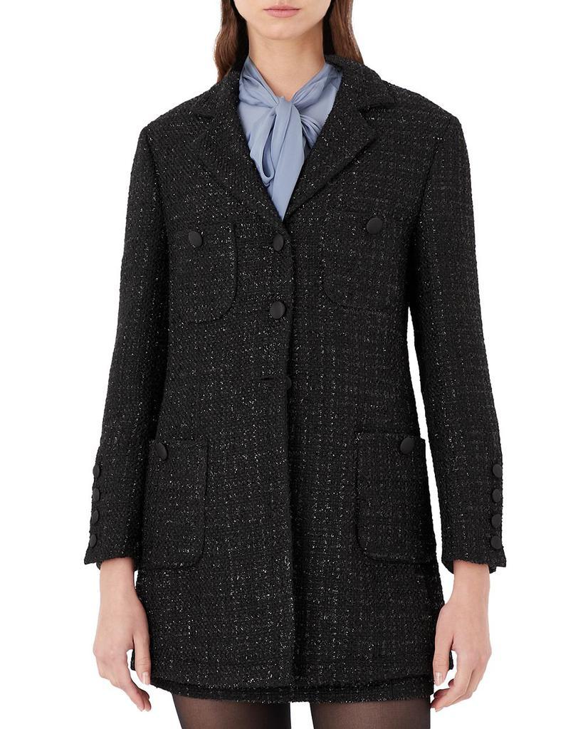 商品Emporio Armani|Tweed Jacket,价格¥5687,第1张图片