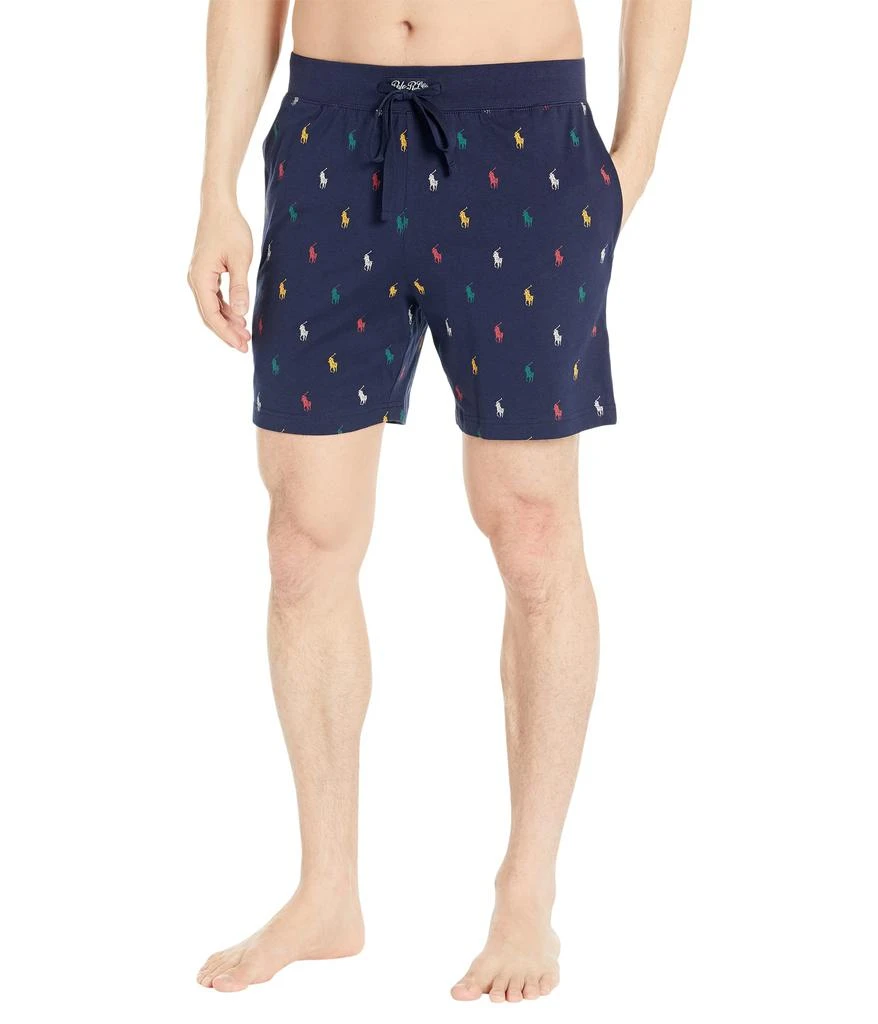 商品Ralph Lauren|Rib 6" Sleep Shorts,价格¥331,第1张图片