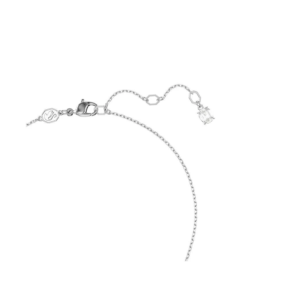 商品Swarovski|Shell, Blue, Rhodium Plated Idyllia Pendant Necklace,价格¥1242,第2张图片详细描述