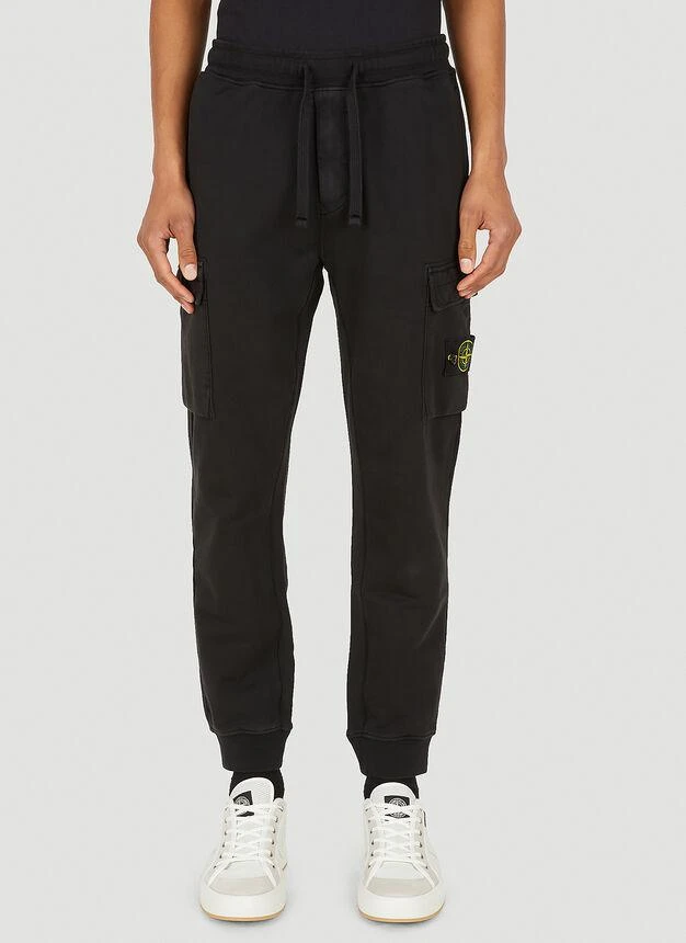 商品Stone Island|Cargo Track Pants in Black,价格¥2941,第1张图片