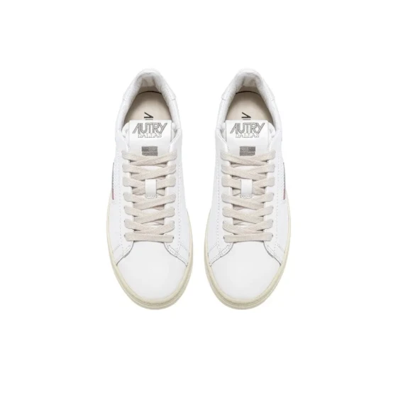 AUTRY/奥特里 女士白色经典款徽标皮革光版鞋头白尾板鞋运动鞋 商品