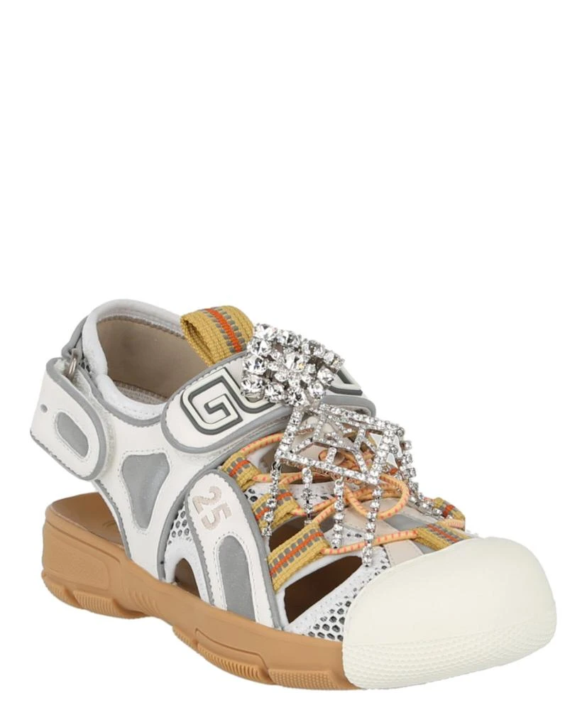 商品Gucci|女式 网布金属丝运动凉鞋,价格¥1477,第2张图片详细描述
