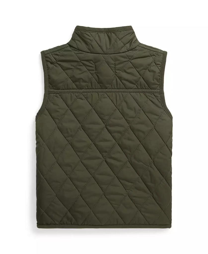 商品Ralph Lauren|Toddler and Little Boys Quilted Water-Repellent Vest,价格¥554,第2张图片详细描述