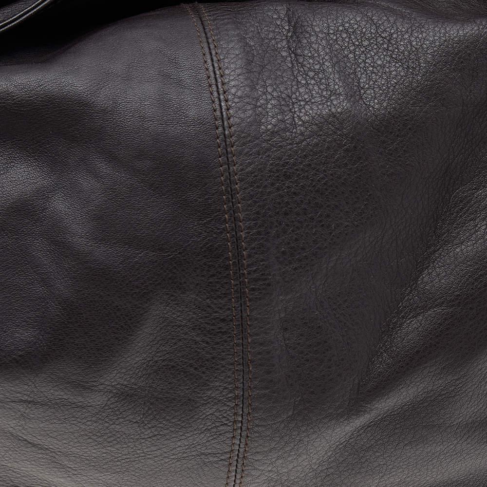 商品[二手商品] Furla|Furla Dark Brown Leather Elisabeth Hobo,价格¥806,第7张图片详细描述