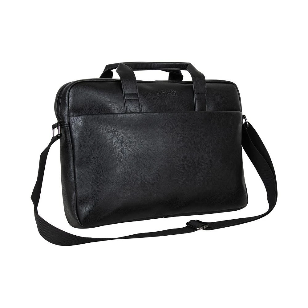 商品Kenneth Cole|Pebbled Faux Leather 15.6" Laptop Tablet Business Case,价格¥445,第3张图片详细描述