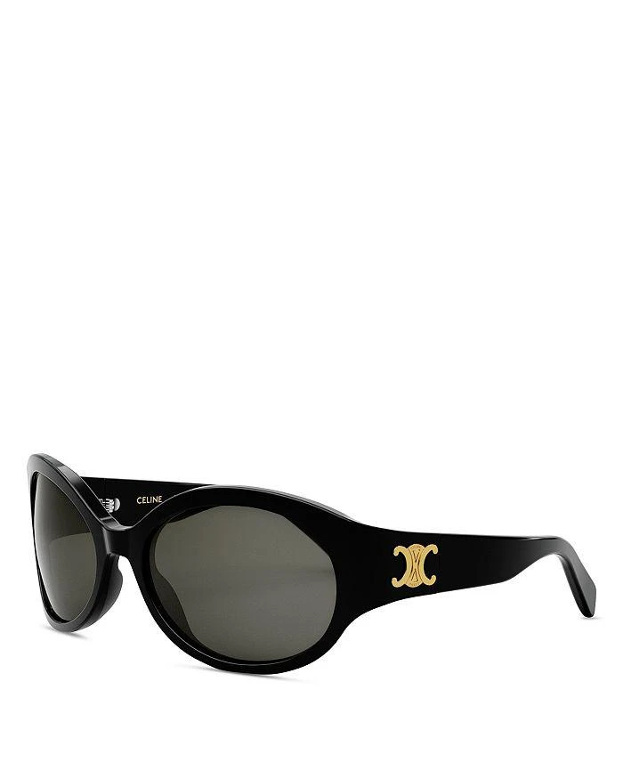 商品Celine|Triomphe Oval Sunglasses, 62mm,价格¥3818,第1张图片