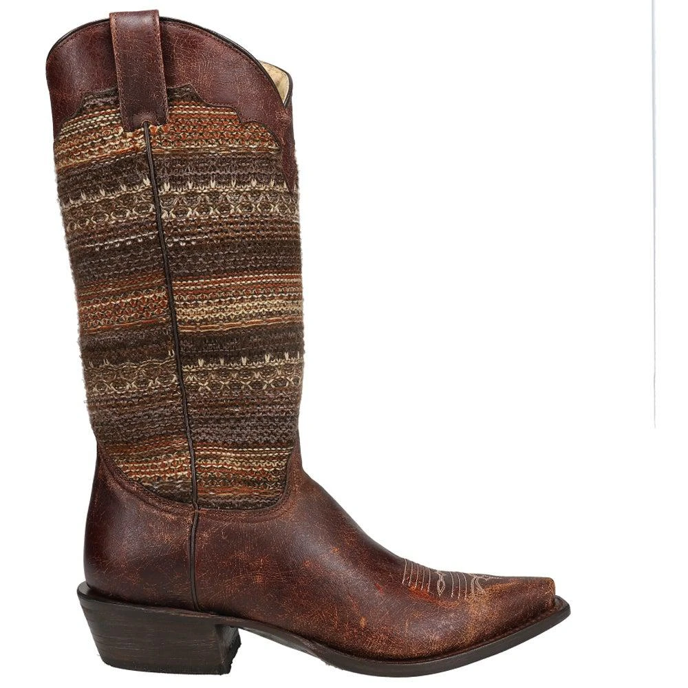 商品Roper|Material Shaft Snip Toe Cowboy Boots,价格¥489,第1张图片