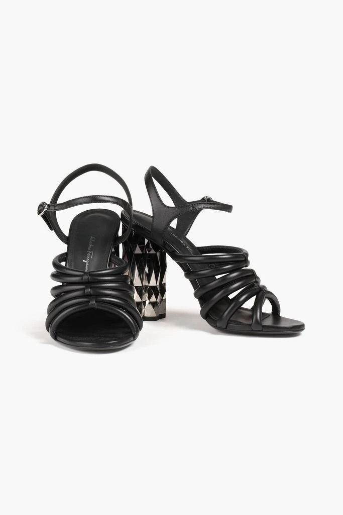 商品Salvatore Ferragamo|Amalia leather sandals,价格¥3791,第2张图片详细描述