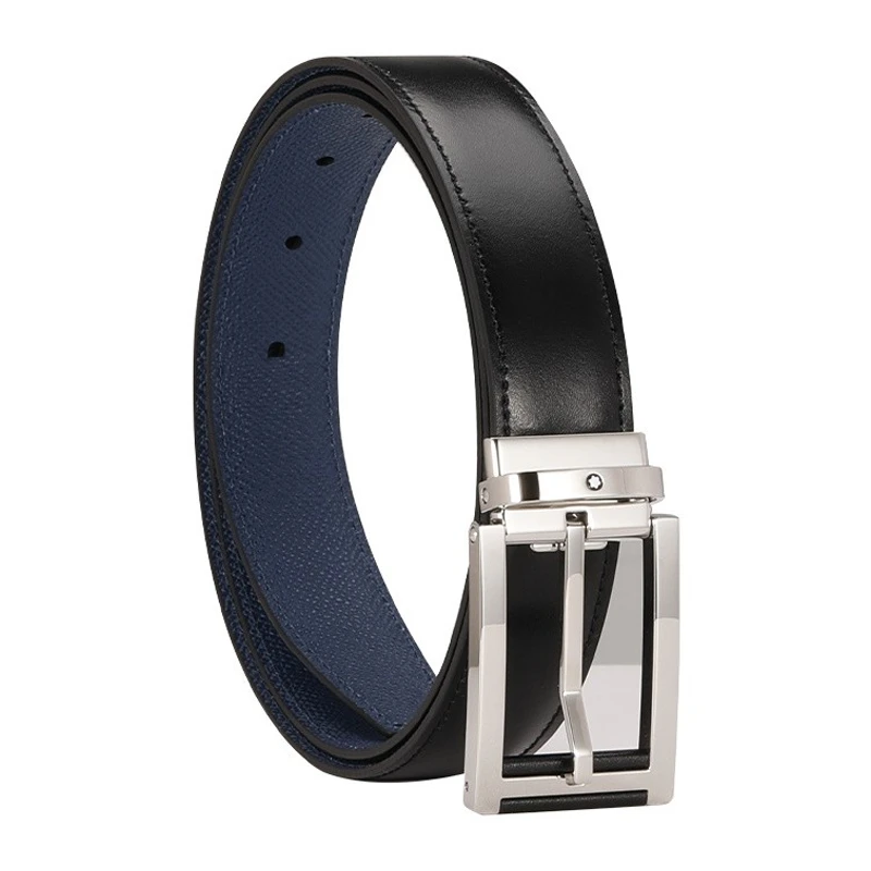 MONT BLANC 男士拼色牛皮腰带 126009 商品