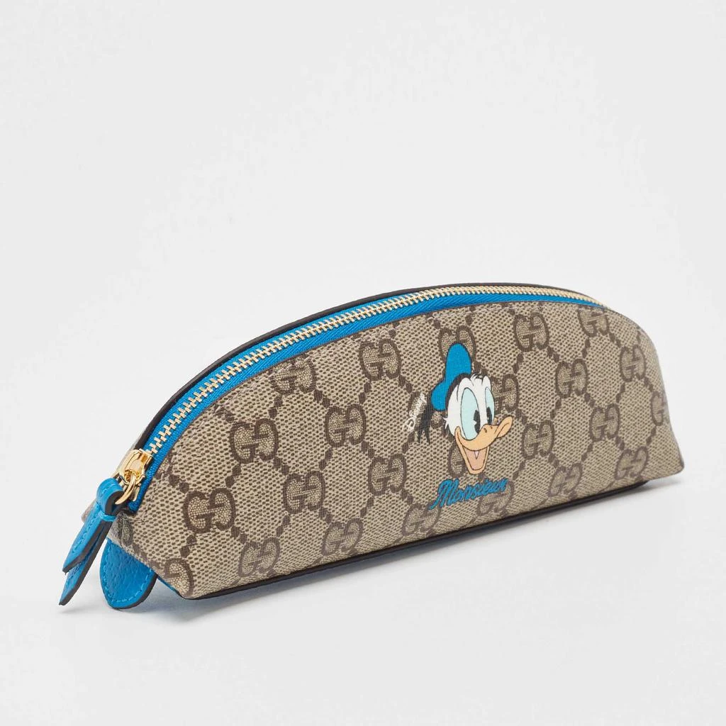 商品Gucci|Gucci x Disney Beige/Blue GG Supreme And Leather Pencil Case,价格¥3543,第2张图片详细描述