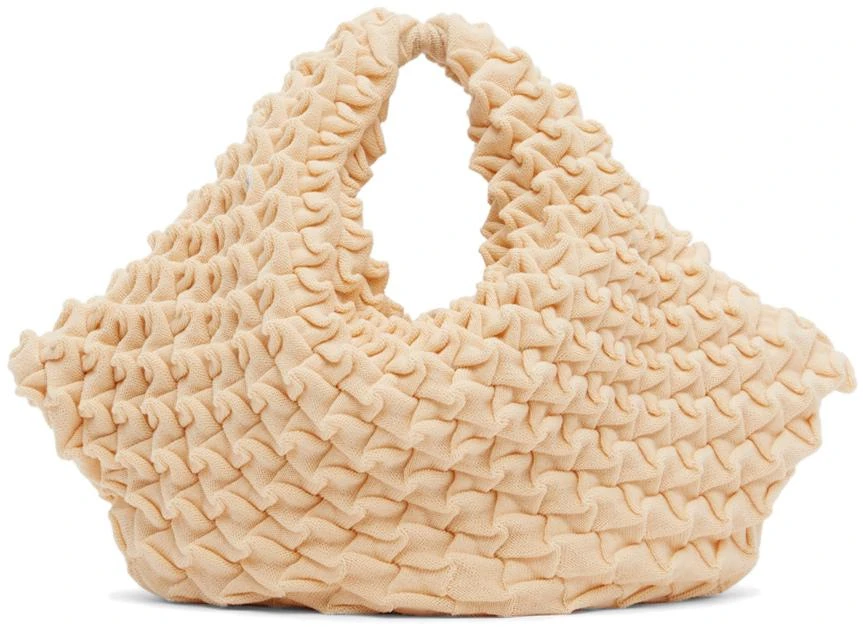 商品Issey Miyake|Beige Shell Knit Bag,价格¥2848,第1张图片