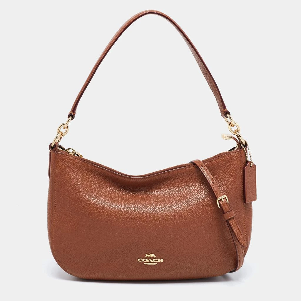 商品[二手商品] Coach|Coach Brown Leather Chelsea Shoulder Bag,价格¥1381,第1张图片