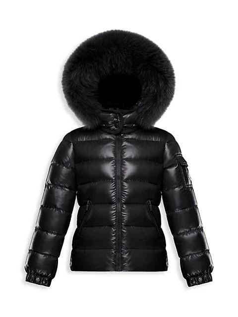 商品Moncler|Little Girl's &amp; Girl's Bady Fox Fur-Trim Down Coat,价格¥6017,第1张图片