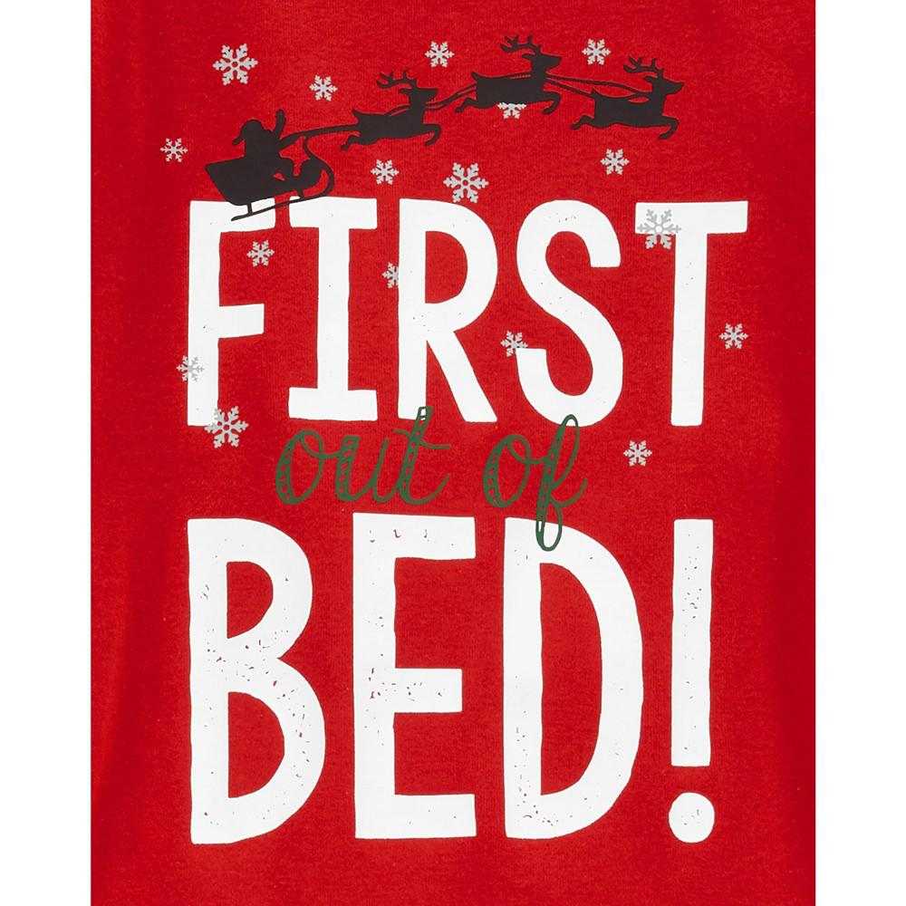 Little Kids Christmas Fleece Pajama, 2 Piece Set商品第2张图片规格展示