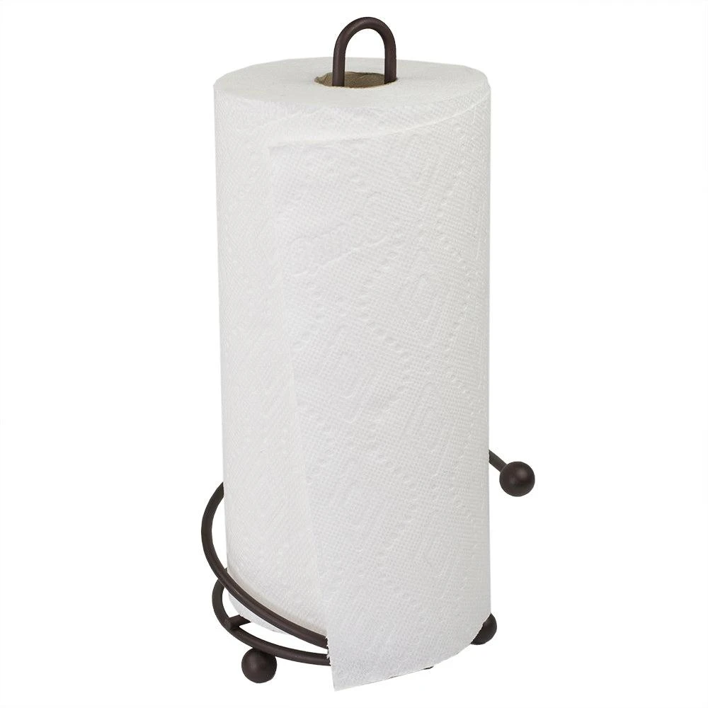 商品Home Basics|Home Basics Wire Collection Paper Towel Holder, Bronze,价格¥147,第1张图片