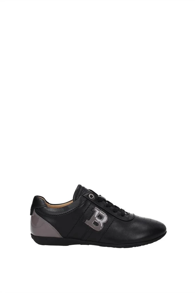 商品Bally|Sneakers Leather Black,价格¥1320,第1张图片